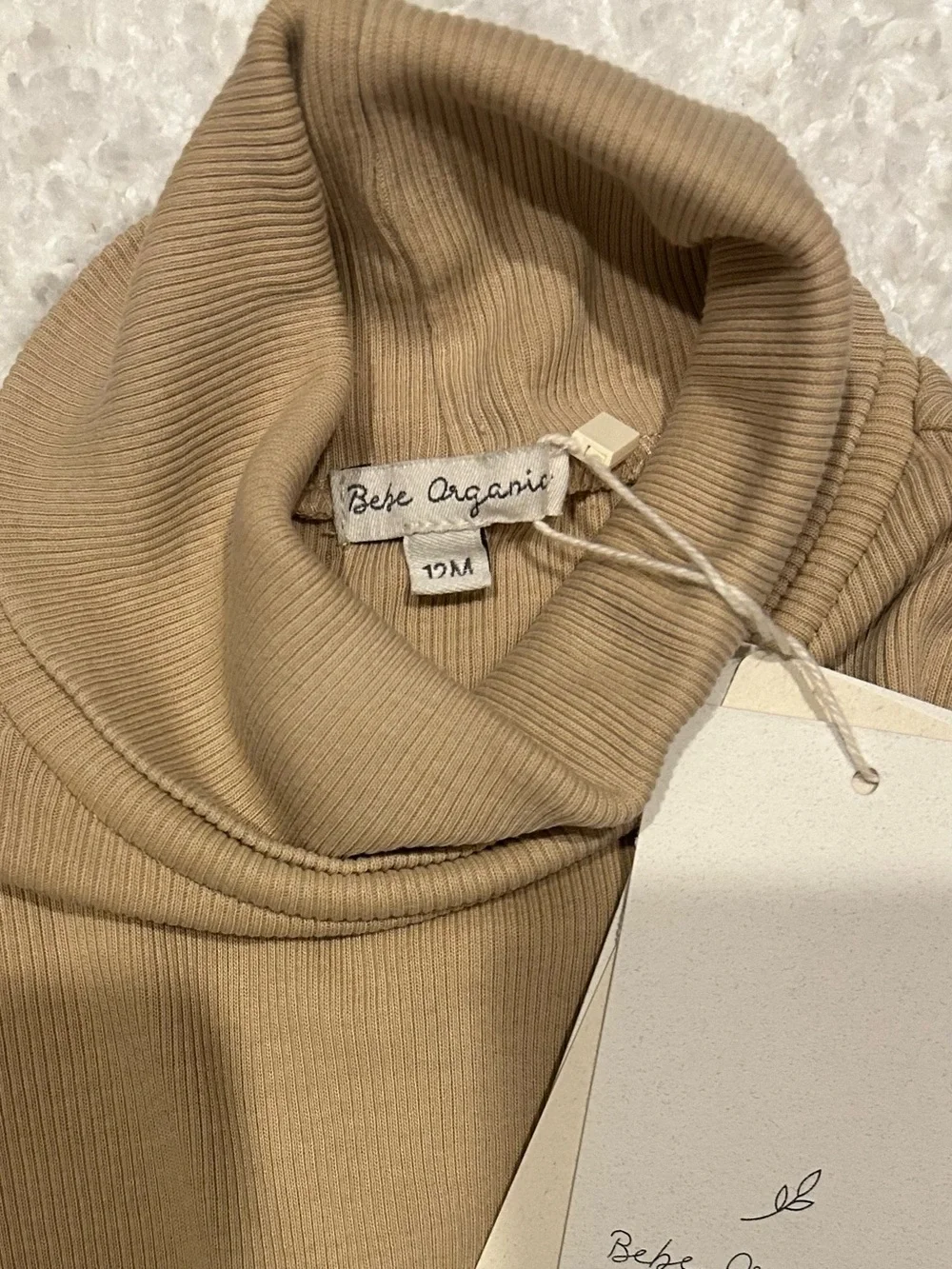 Bebe Organic Turtleneck and Pants 2 Piece Set